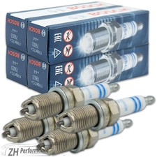 4x BOSCH FR8KTC Zündkerze 0 242 229 799 entstört Mercedes-Benz A- C- E- V-Klasse