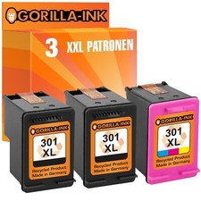 Druckerpatronen für HP 301 XL Deskjet 1050 1510 2050 a 3050 Envy 4500 4504 5530