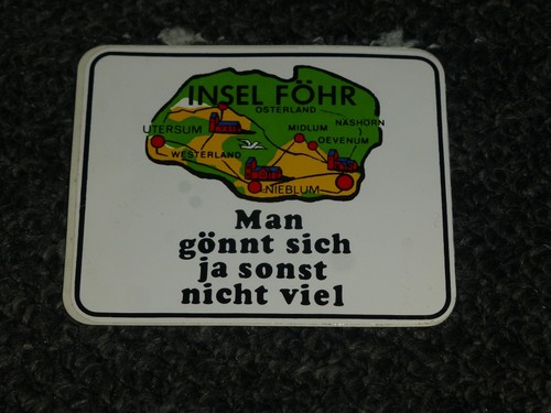Aufkleber insel föhr nordsee - insel,
