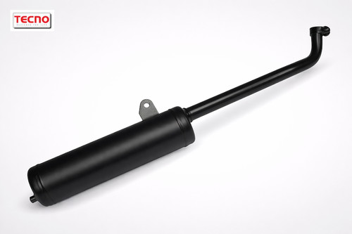 Auspuff schwarz für vespa - schwarz,