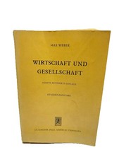 Max Weber – Wirtschaft und