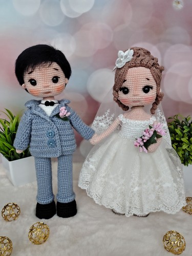 Amigurumi brautpaar hochzeit - amigurumi,