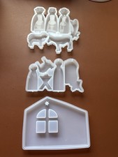 Silikongiessform Krippe Silikon Form Gips Keraflott Seife Wachs