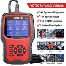 2025 Ancel VD700 Pro Profi KFZ Diagnosegerät Auto OBD2 Scanner ABS SRS Für VW