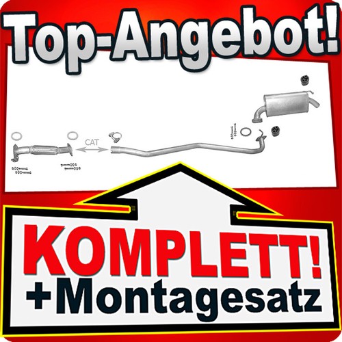 Auspuff für mazda - mazda, (gg,