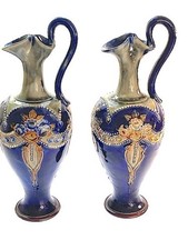 VINTAGE PAAR EWERS KOBALTBLAU