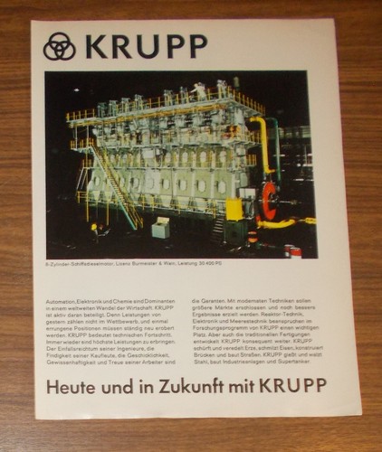 Seltene werbung krupp 30400 - seltene,