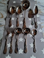 WMF  Würzburger Gravur großes Servierset  90 versilbert  10  teilig 