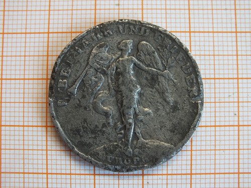 Medaille zinn auf den - auf,