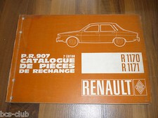 RENAULT 12 R12 1971 original ERSATZTEIL KATALOG ETK 2.Auflage WERKSTATT HANDBUCH