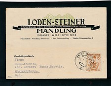 Trachten-Geschäfts-Postkarte