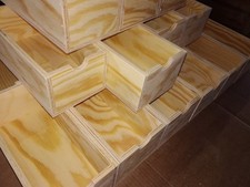 NEUE Holzkisten Holzladen Schubladen Lagerkisten 25x12x9cm.Laden Holzboxen SUPER