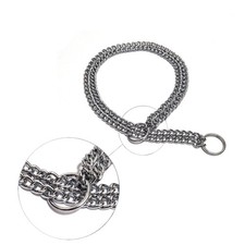 Kettenhalsband Würgehalsband Choker 60cm zweireihig Hundekette Halskette Hund