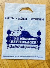 Alte Plastiktüte Dänisches Bettenlager, klein