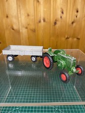 MÄRKLIN Ackerschlepper Traktor Anhänger grün 8029 8012 Made in Western Germany