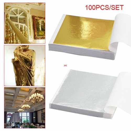 100 blattgold 9x9cm karat - 100, 24