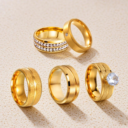 Damen ringe gold 18k - 5,