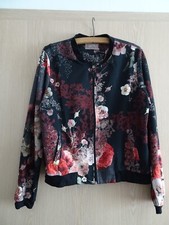 Leichte Jacke mit bunter Blumenmusterung von Cartoon, Gr. M
