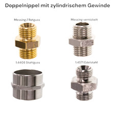 Reduziernippel Doppelnippel