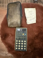 HP-25 Taschenrechner Hewlett Packard 1970er Original Tasche + Packzettel RAR!