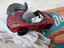 Hot Wheels 2008 Tesla Roadster, weinrot, Mattel