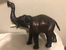 Lederelefant Dekofigur