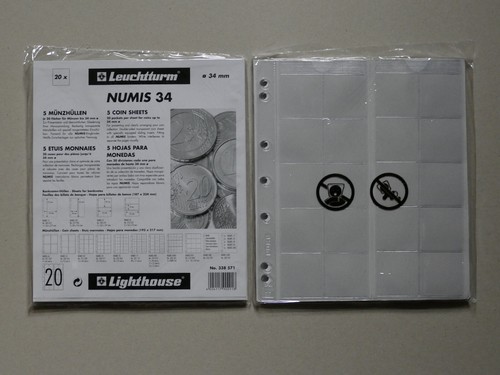 Leuchtturm hüllen numis 34 - 5,