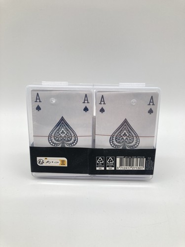 56er spielkarten set blau - 2x,