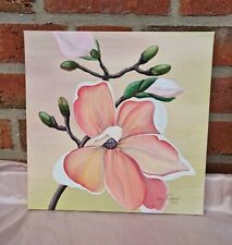 leinwand bilder blumen rosa