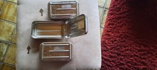 3 Stück Geldbomben - Kassetten -  Neuwertig - mit je einem Schlüssel