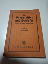 Die Großmeister und Schöpfer