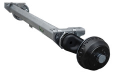 Gebremste Achse AL-KO 1350 kg A 1200 C 1650 5x112