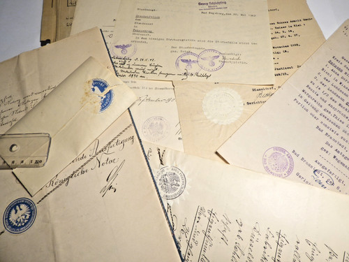 1890 siegelmarken stempel - ab,