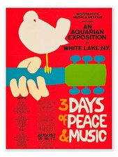 Poster Woodstock Festival -
