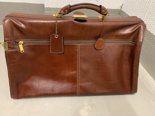 Leder koffer - leder,