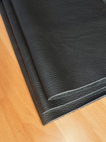 Rindsnappa leder schwarz - leder,