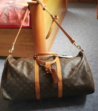 Louis Vuitton Keepall 55 Bandouliere Monogram Leder Canvas Reisetasche