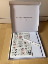 Hochzeitsgästebuch Set inkl. Stift & Sticker – Perfekt für eure Traumhochzeit