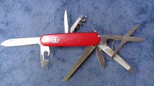 SCHWEIZER TASCHENMESSER "OFFICIER SUISSE" VICTORINOX SWITZERLAND STAINLESS
