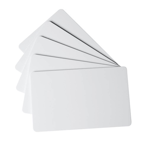 100 dicke pvc karten weiß - dicke,