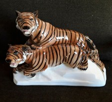 Figur Tierfigur 2 Tiger Fels