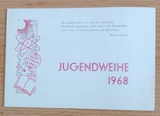 DDR Einladung zur Jugendweihe