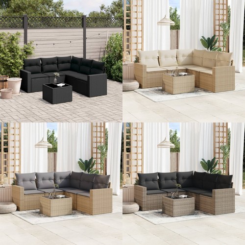 Polyrattan essgruppe lounge - essgruppe,