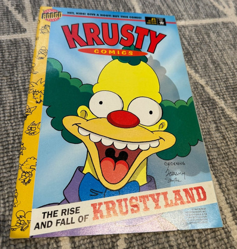 Krusty the clown - clown, comics