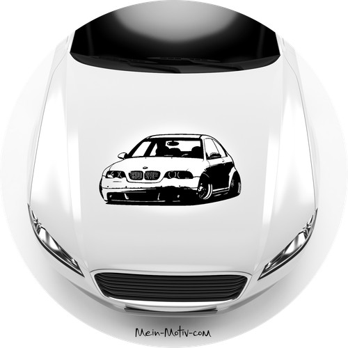 Autoaufkleber bmw e46 - bmw,