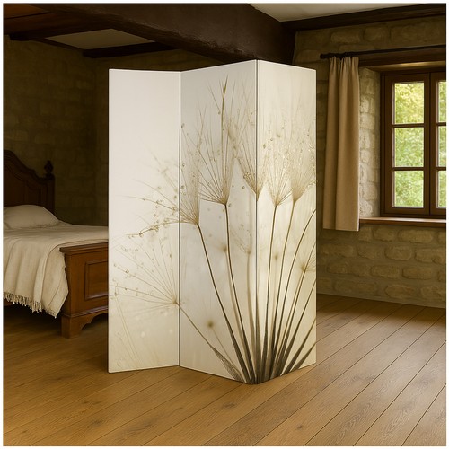 Paravent mit naturmotiv - mit,