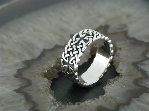 Silberring keltischer knoten - silberring,