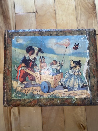 Vintage holzpuzzle antik - vintage,