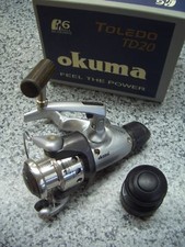 Okuma Toledo TD20, Stationärrolle Rolle Angelrolle mit Heckbremse