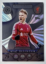 Match Attax 2025/26 Alexis Mac Allister Platinum Pull Karte (PL 1)